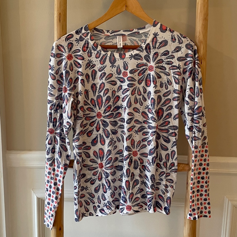 Whimsy Rose Long Sleeve Print Tee